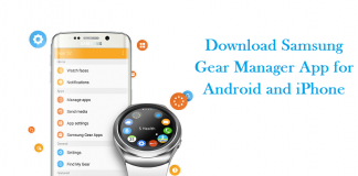 Download Samsung gear manager app
