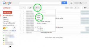 how to transfer contacts from iphone to gmail