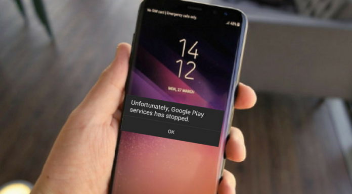 google play services has stopped