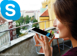 Skype push to talk