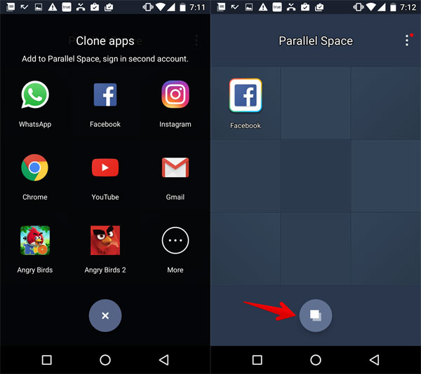 how to clone the apps on my phone to my android tablet