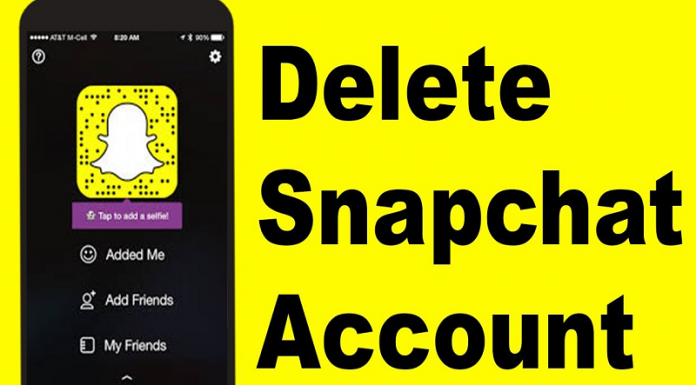 how to delete Snapchat Account