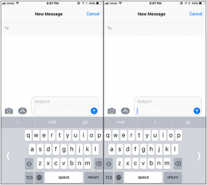 Enable and Use One-Handed Keyboard Mode on iOS 11 on iPhone