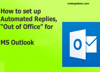 How to Set Out of Office Reply in Outlook