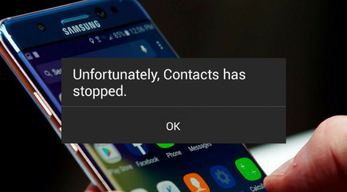 Here’s How to fix Unfortunately Contact’s Has Stopped Error on Android