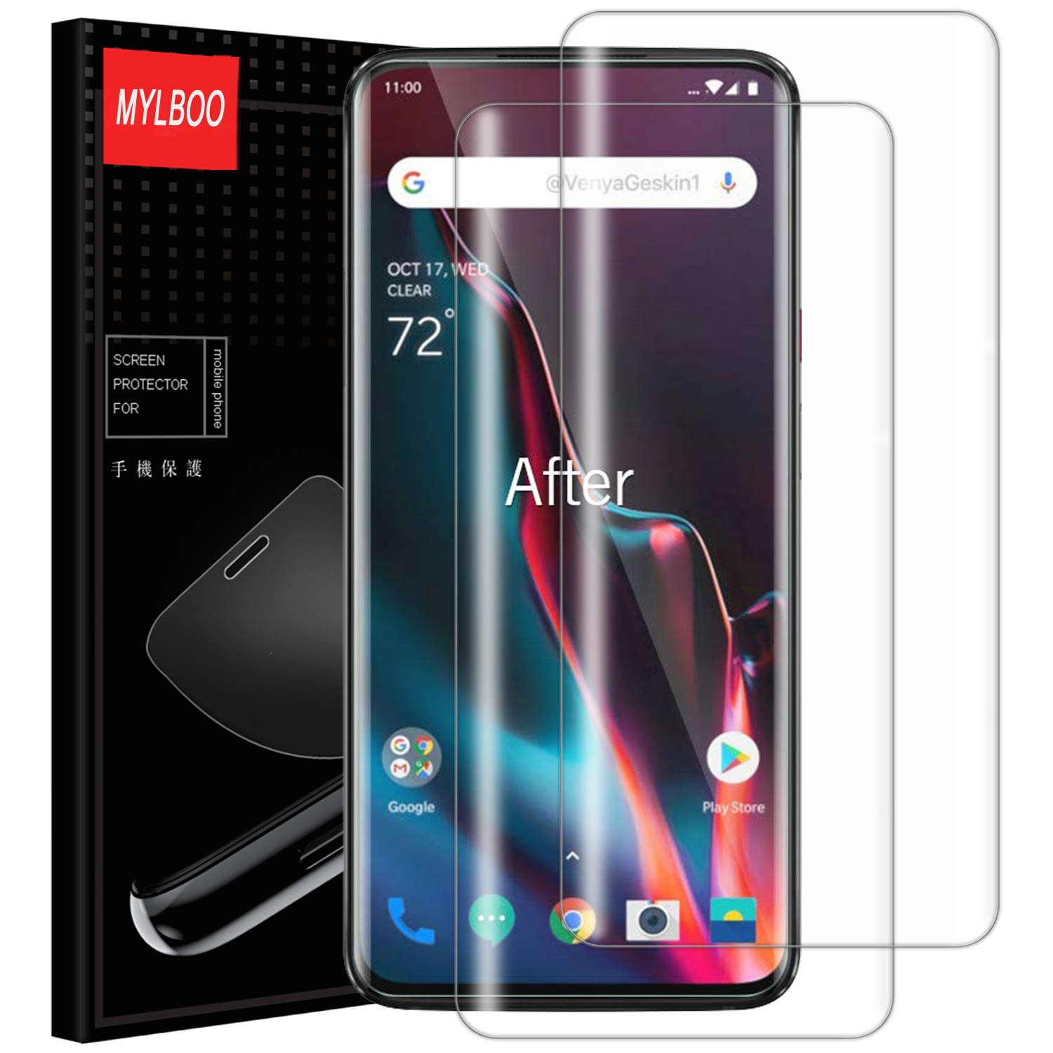 Mylboo Screen Protector for Oneplus 7 Pro