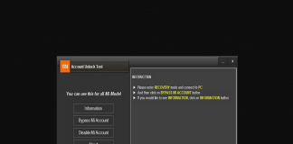 Mi Account Unlock Tool