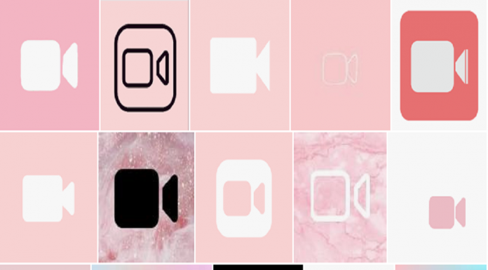 Pink FaceTime Logo