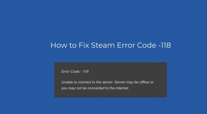 How To Fix Steam Error Code 118