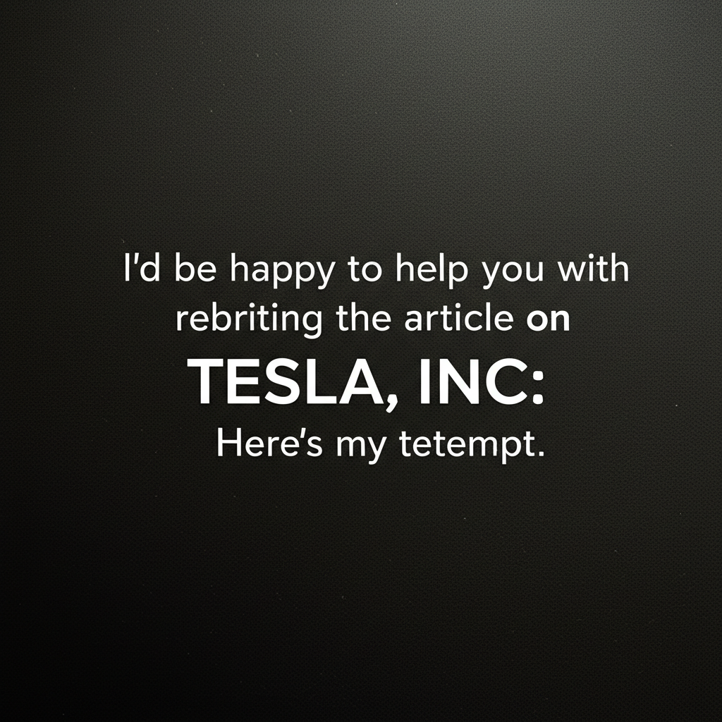 tesla inc